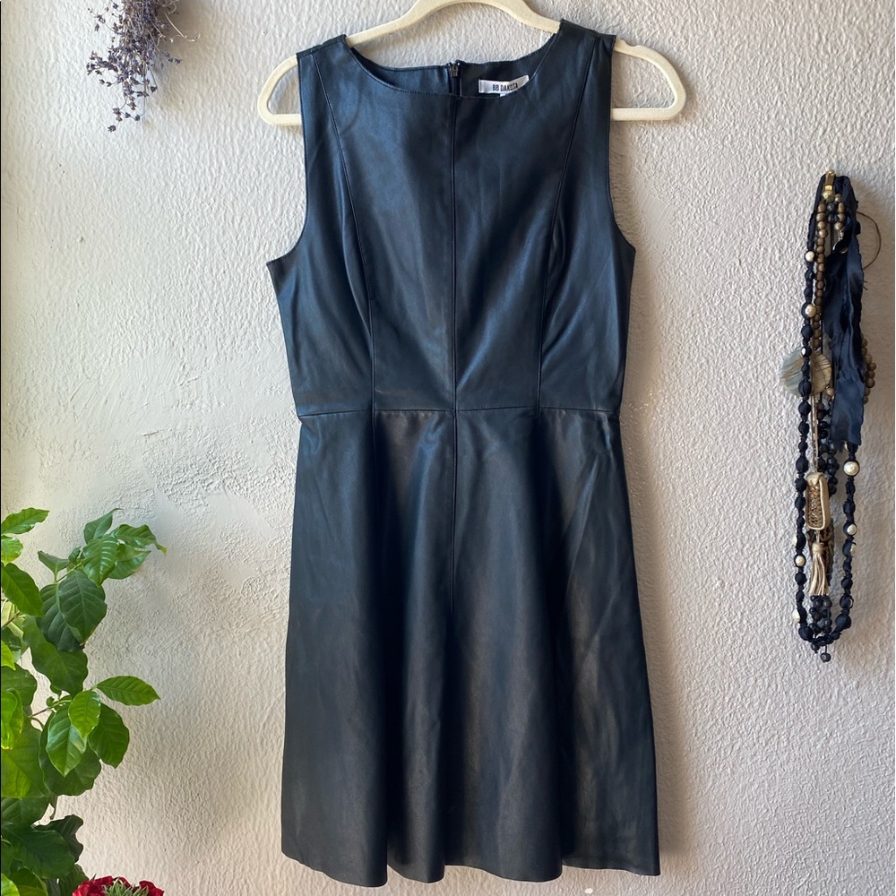 NWT BB Dakota artificial leather dress